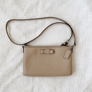 Coach crossbody leather bag